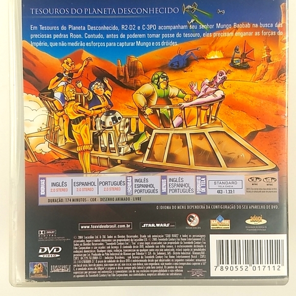 Brazilian Star Wars Animated Adventures: Droids The Animated Series, 2 Ep DVD - Picture 5 of 14